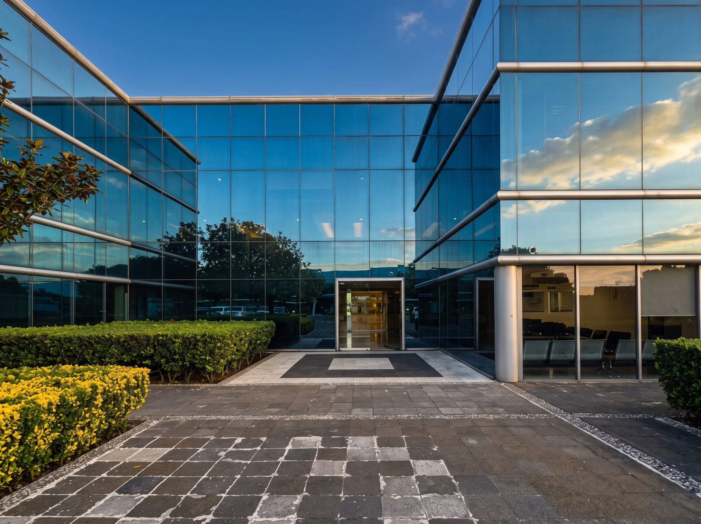 Edificio de oficinas de Fly Select en el Aeropuerto Internacional de Toluca