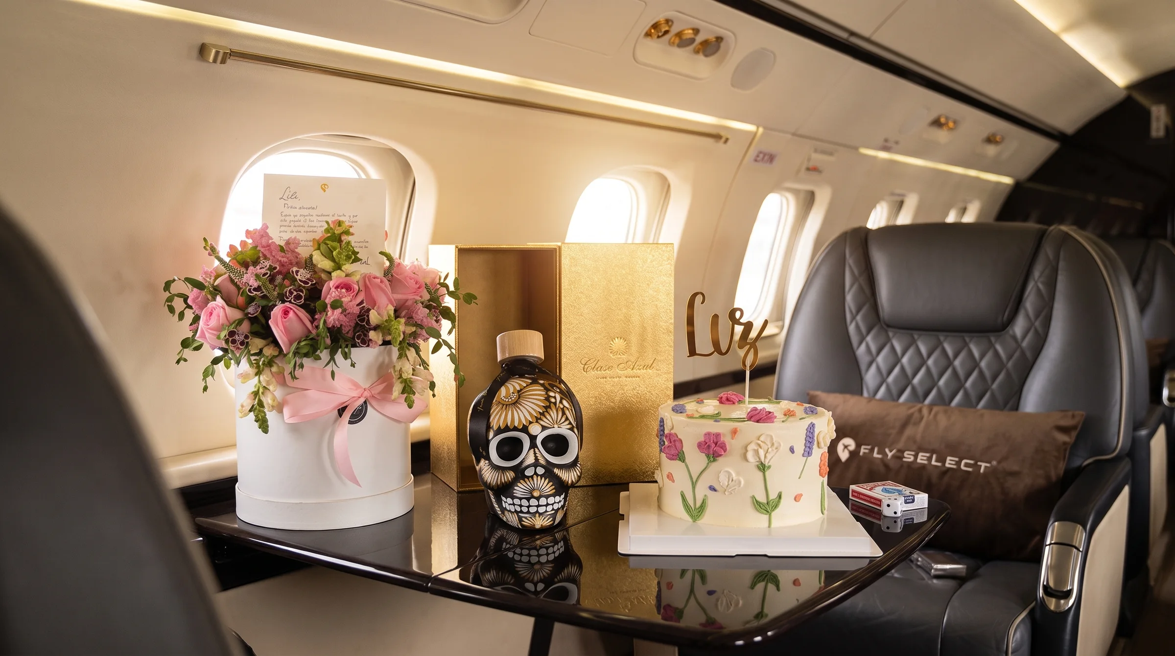 Detalle de la experiencia de vuelo Fly Select