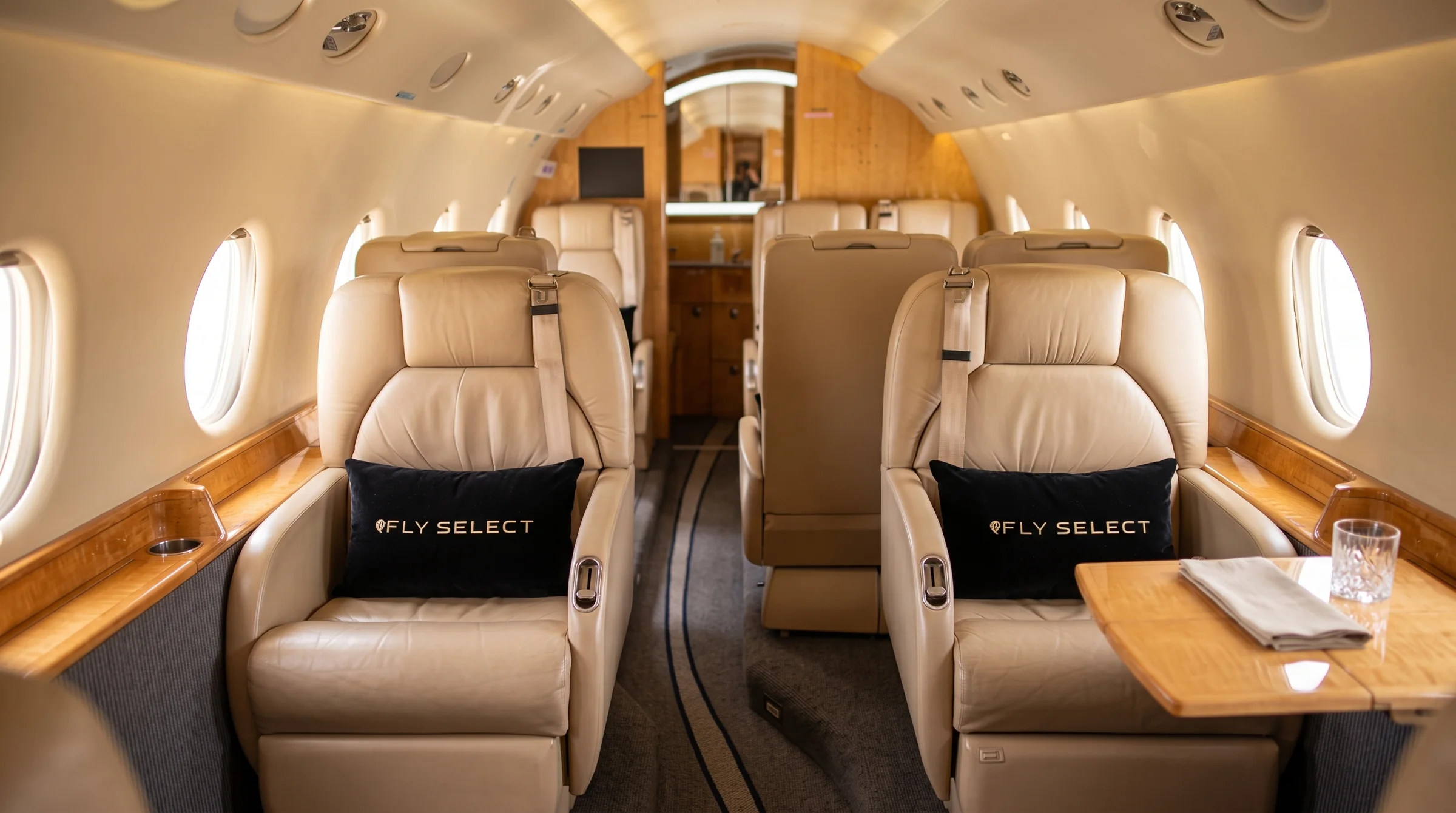 Interior del Gulfstream G200